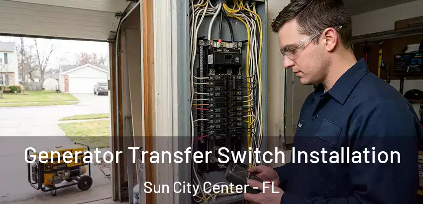  Generator Transfer Switch Installation Sun City Center - FL