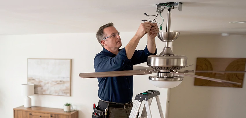 Ceiling Fan Light and Switch Repair in Sun City Center