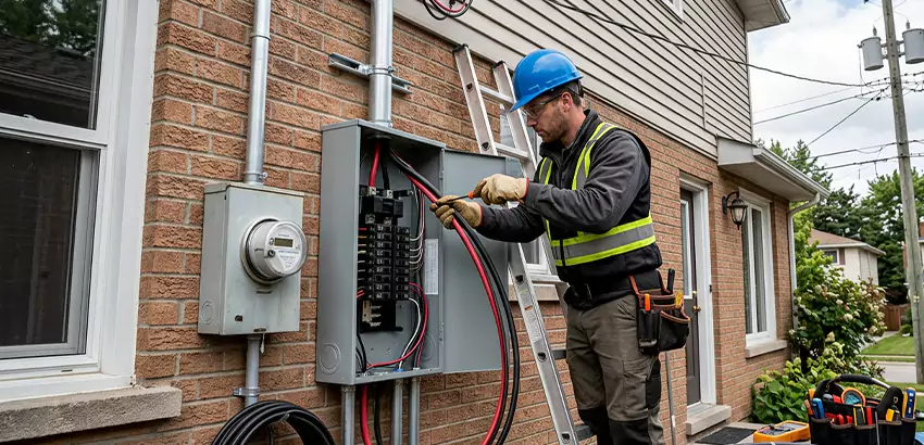 Outdoor Subpanel Installation in Sun City Center